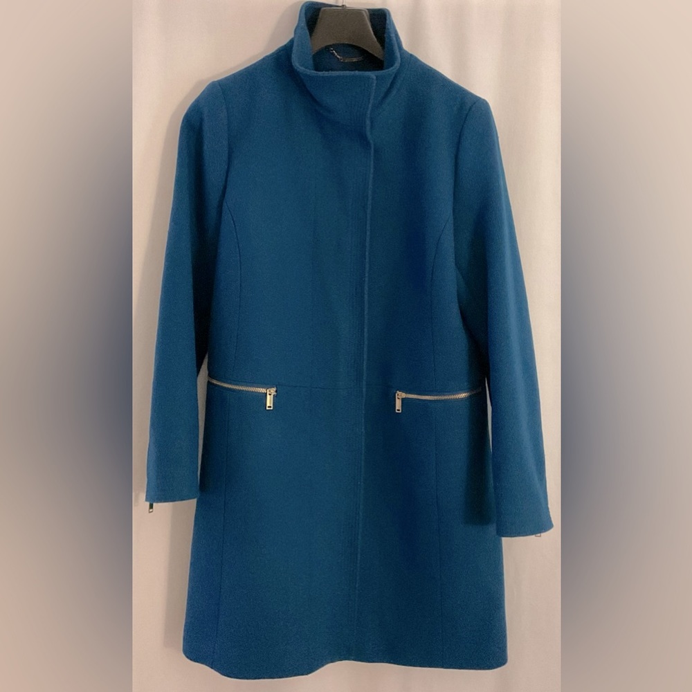 Worthington Cobalt blue wool coat